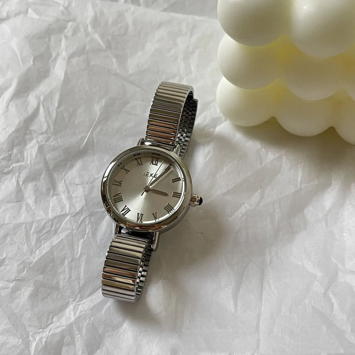 Elegant Steel Watch Women's Light Luxury High-end Sense