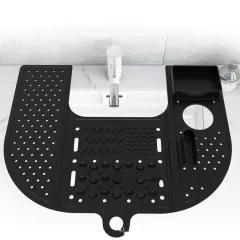 Foldable Sink Dresser Tool Pad Silicone - 1 Style Black - View 1