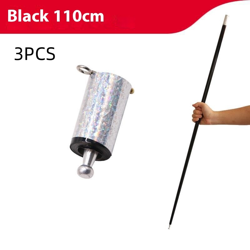 Telescopic Rod Silk Scarf Empty Hand Metal Gundam Rod Magic Props