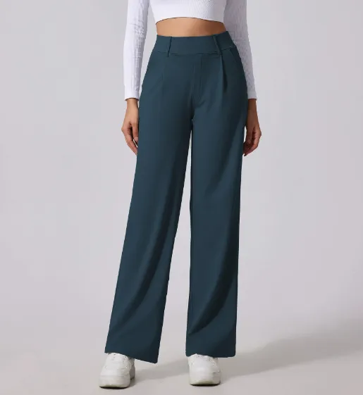 Suit Pants Outdoor Sports And Casual Dungarees Ladies - Blue