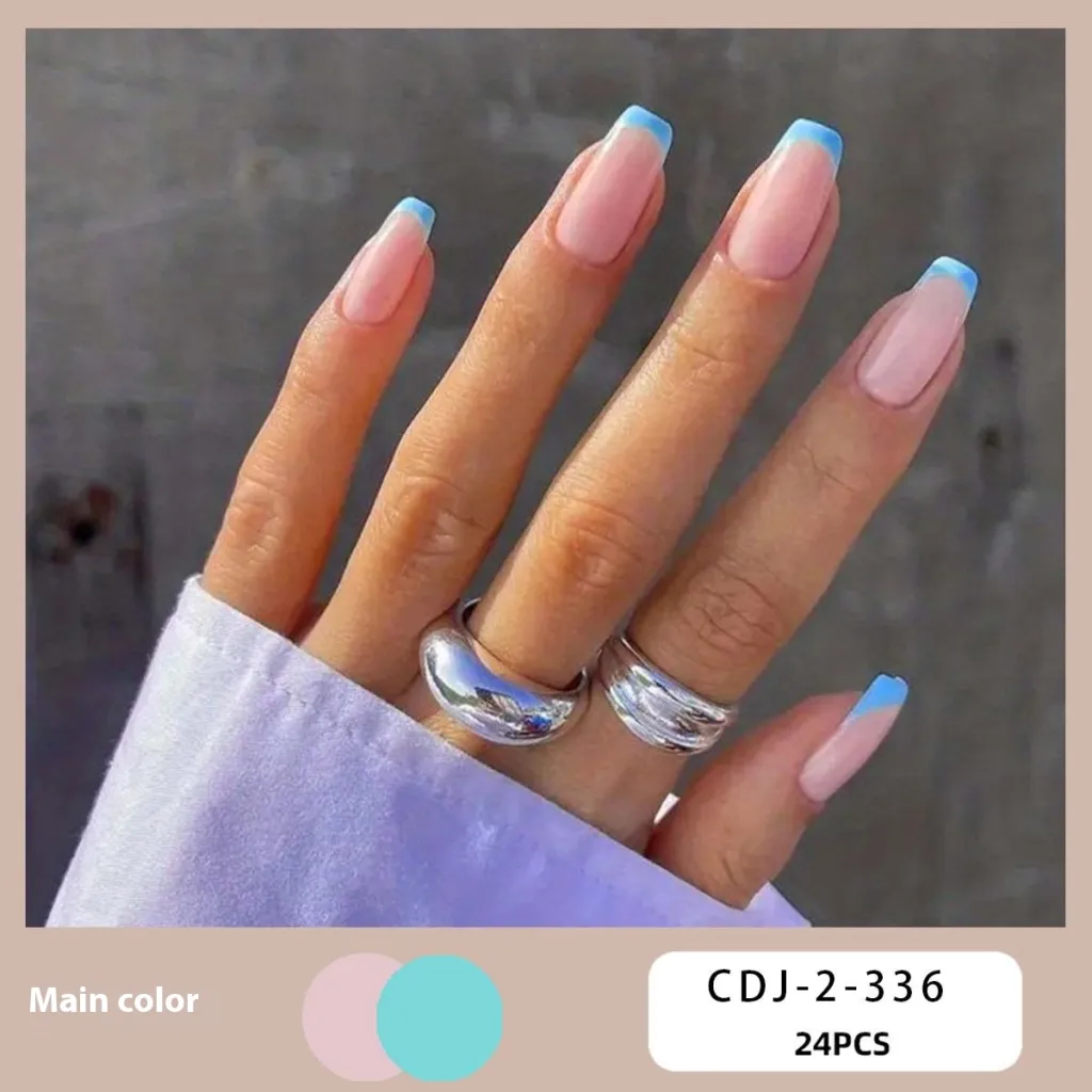 Women's European, American And French Style Pieces Fake Nail Patch - Cdj2336