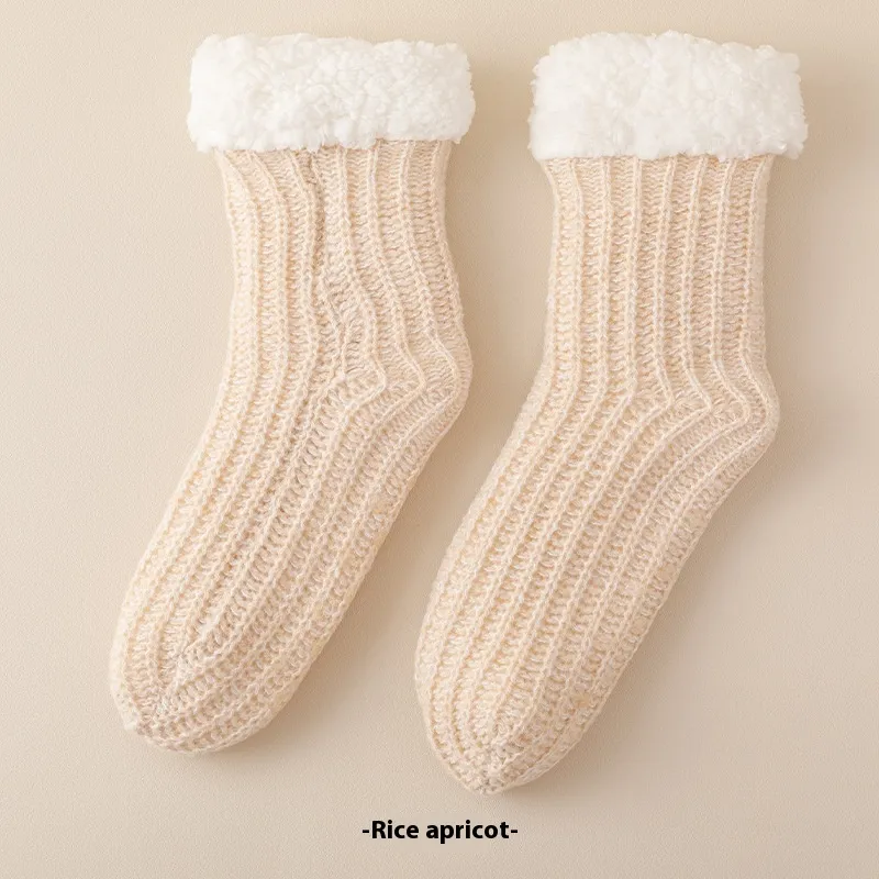 Cold-resistant Warm Thickened Snow Socks - Tan