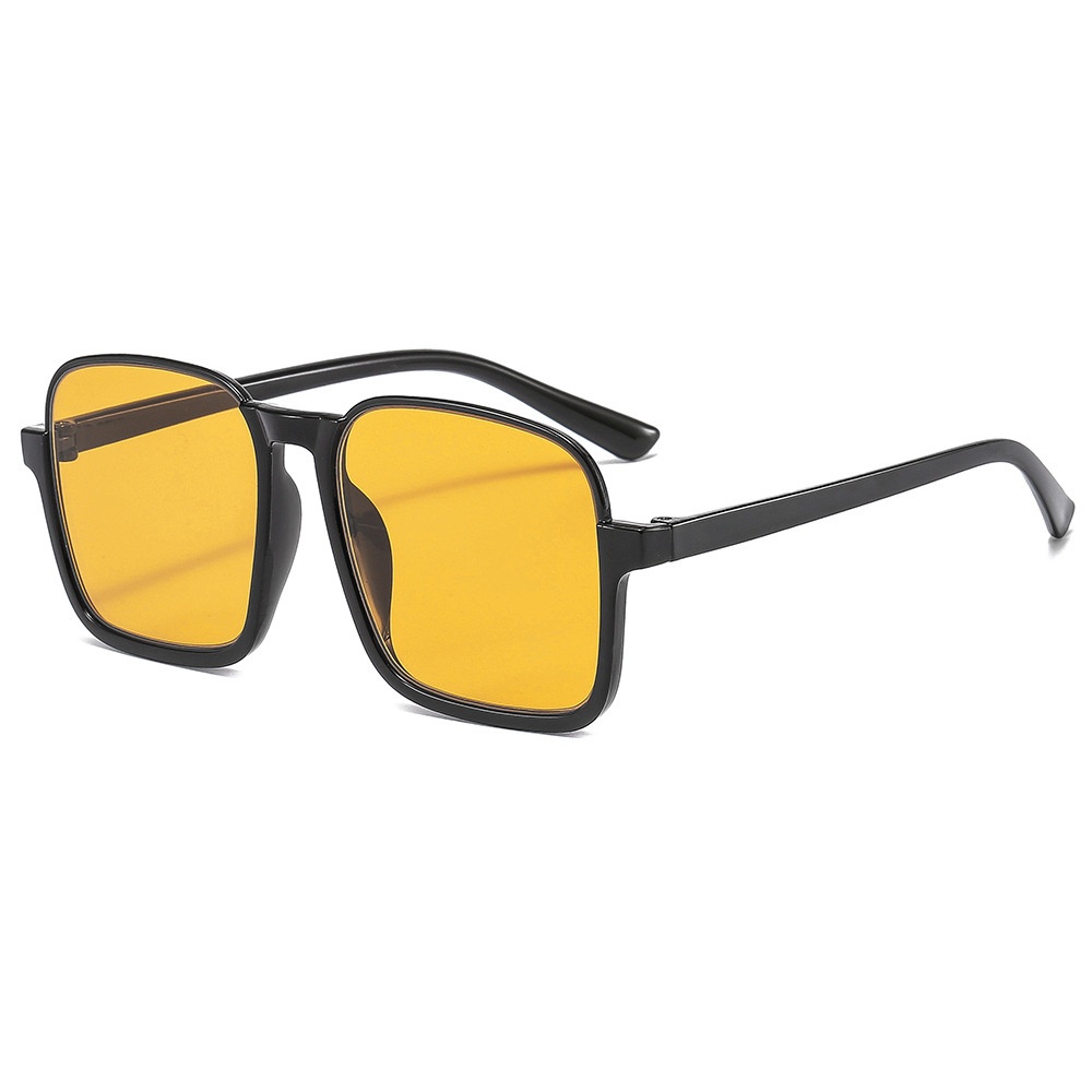 Women's Retro Simple Square Semi-rimless Sunglasses - Image 2