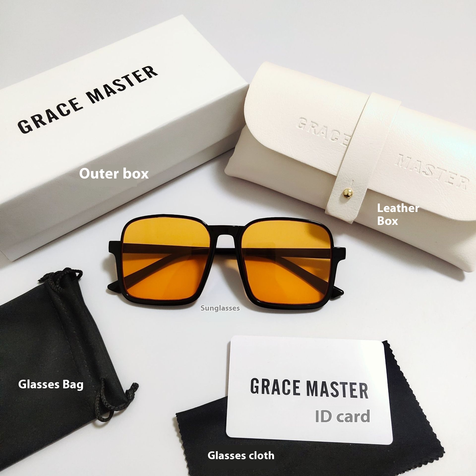 Women's Retro Simple Square Semi-rimless Sunglasses - Image 17