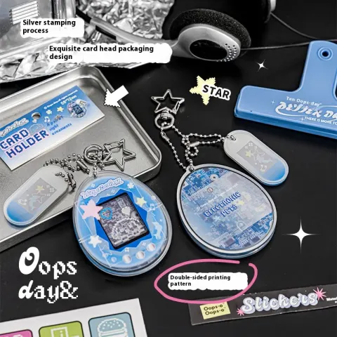 American Retro Pendant Star-chasing Mini Truck Card Holder