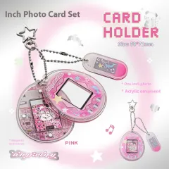 American Retro Pendant Star-chasing Mini Truck Mini Card Holder - Pink - View 1