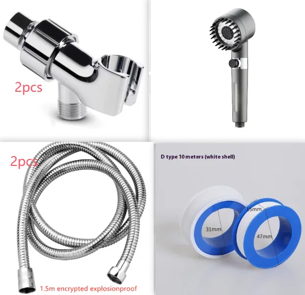 Snowflake Spray Filter Purified Water Pressurized Showerhead Nozzle Set1 - Shop at LoveMi
