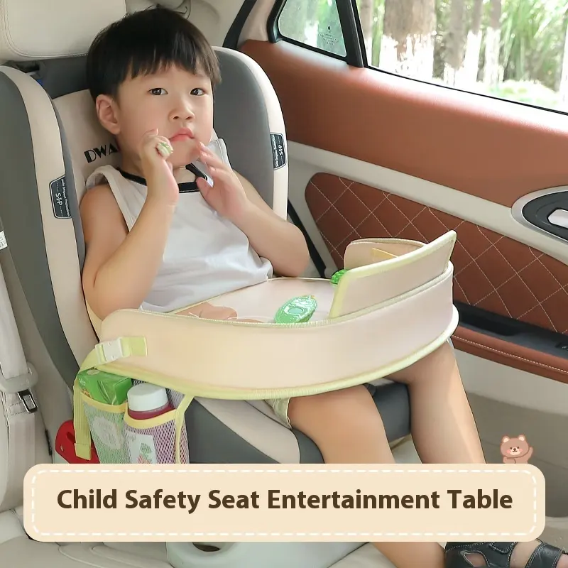 Children's Car Seat Multi-function Storage Waterproof Tray
