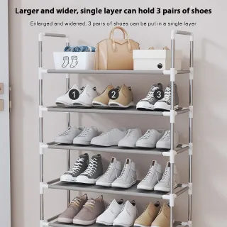 Simple Multi-layer Dustproof Shoe Rack Home Doorway Student Dormitory Rental Room Small Narrow