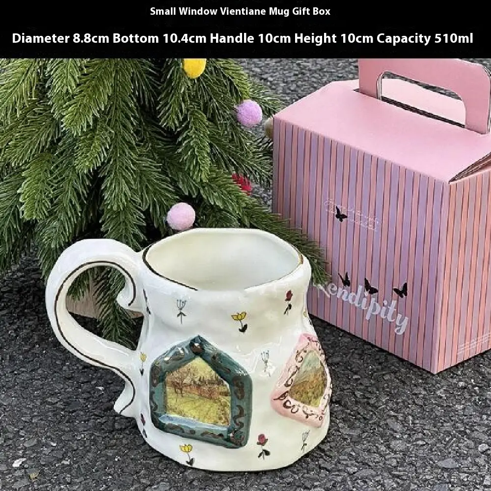 Retro Ceramic Design Hand-painted Water Cup