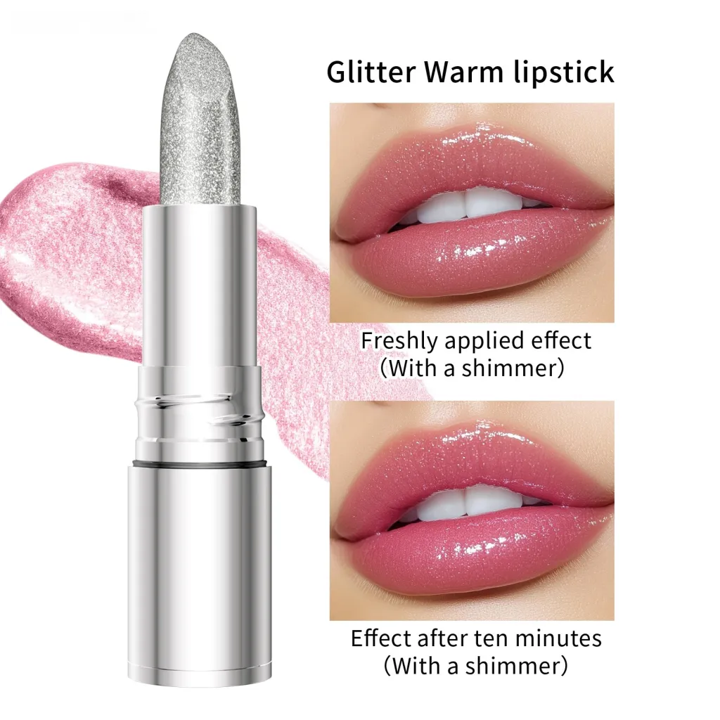 Pearl Temperature Change Lipstick Nourishing Moisturizing - Pearl Silver