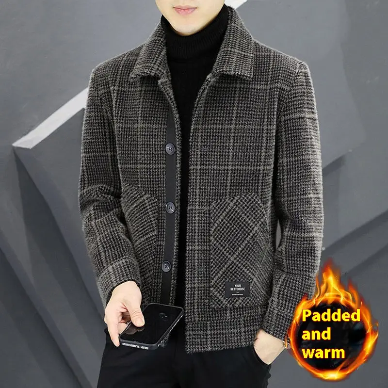 Lapel Casual Jacket Autumn And Winter Business Woolen Top