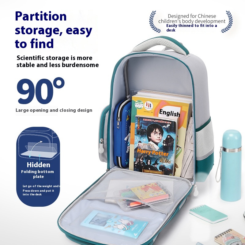 حقيبة ظهر مدرسية مقاومة للماء للأطفال والمتانة للرجال والنساء