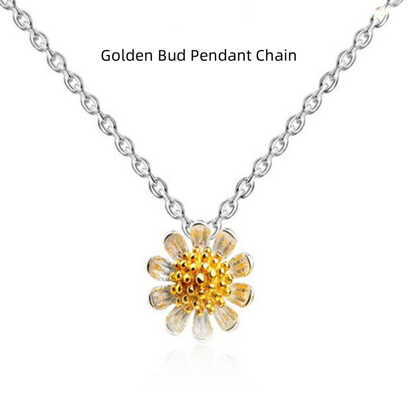 Flower Korean Style Electroplated Necklace