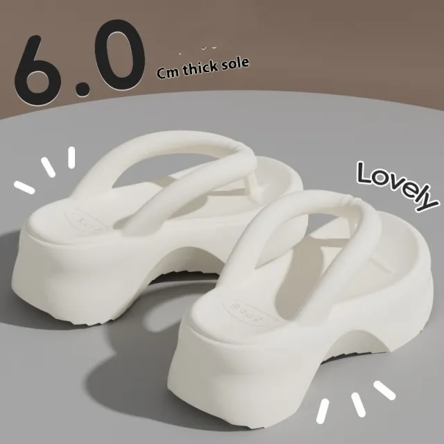 Slippers Non slip Home EVA Platform White - Shop at LoveMi