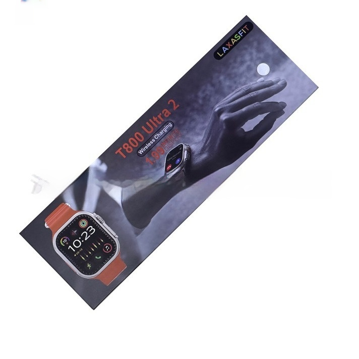 Smart Bracelet Bluetooth Calling Heart Rate Blood Pressure Gesture Answering – T800ULTRA 2 KS Black