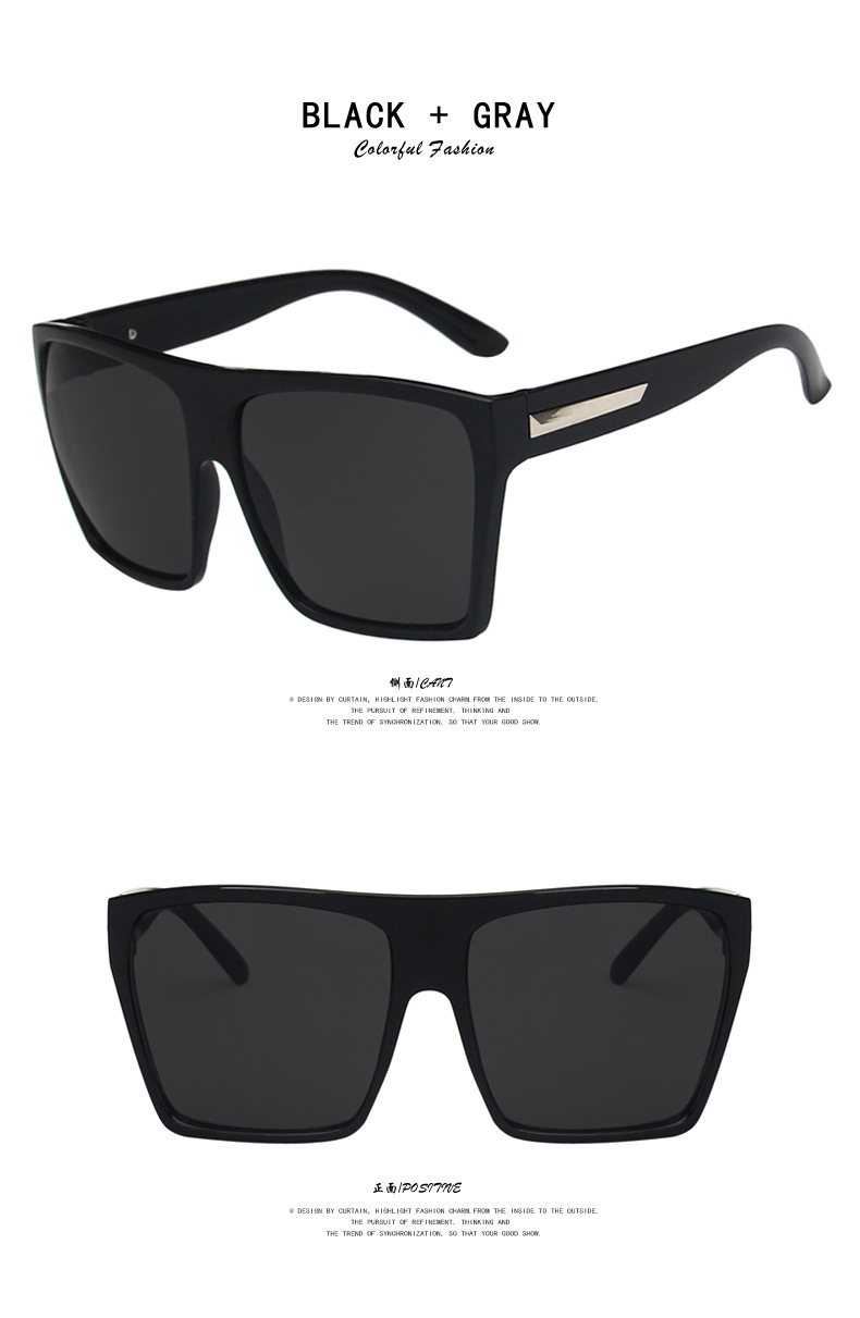 Large Rim Sunglasses Personalized Sunglasses - Image 6