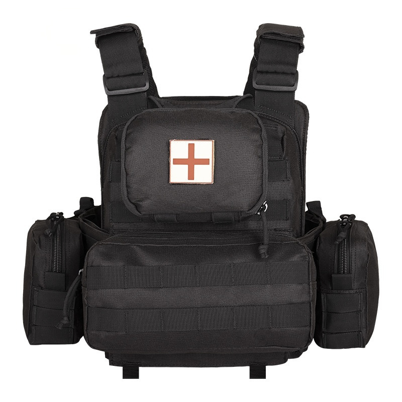 Polyester Men’s Outdoor Training Wear Wear-resistant Camouflage Tactics Vest