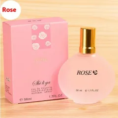 Women's Perfume Floral Light Fragrance Fragrance Student Jasmine Rose Osmanthus Perfume - Rose - View 1