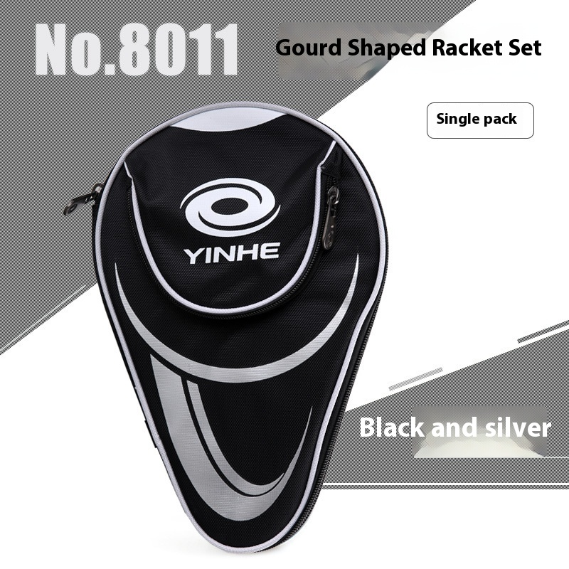 Nylon Table Tennis Paddle Case Gourd Bat Bag