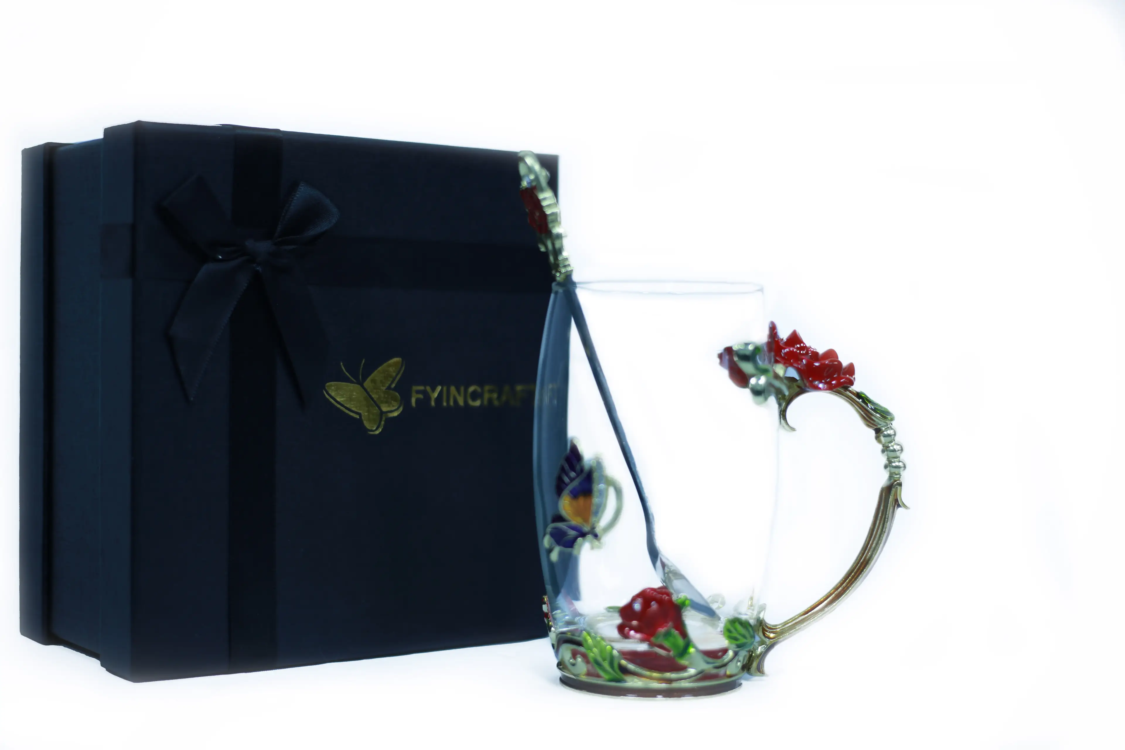 Enamel Glass Water Cup