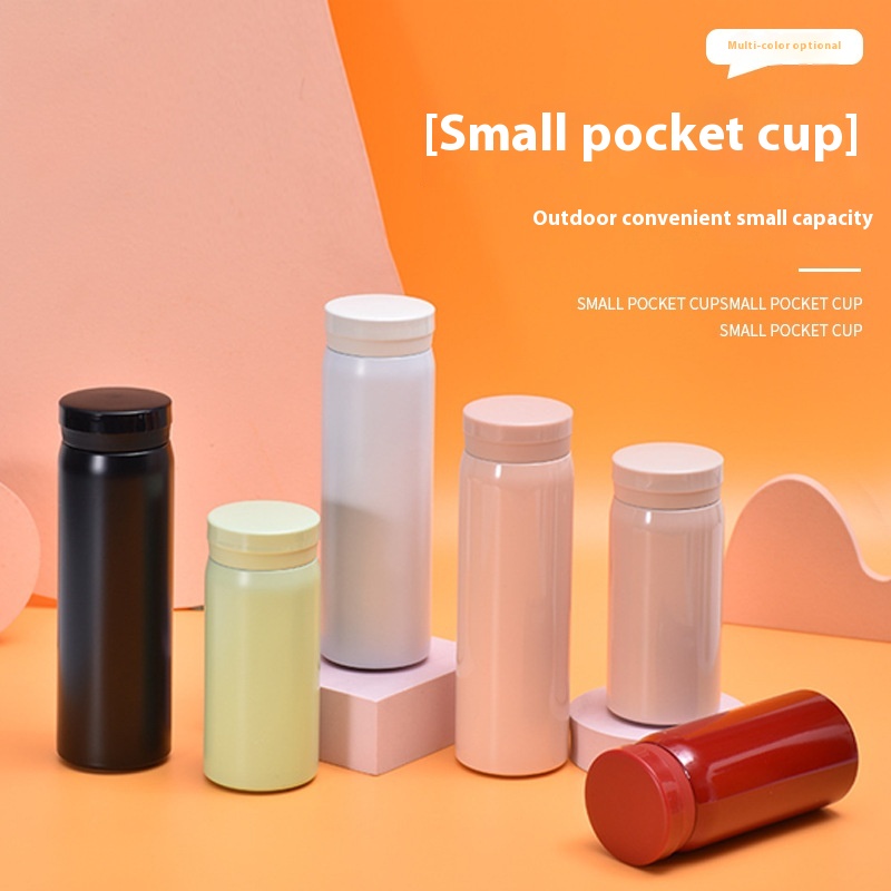Simple 304 Stainless Steel Vacuum Cup Small Pocket Cup