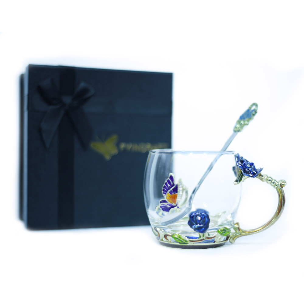 Enamel Glass Water Cup