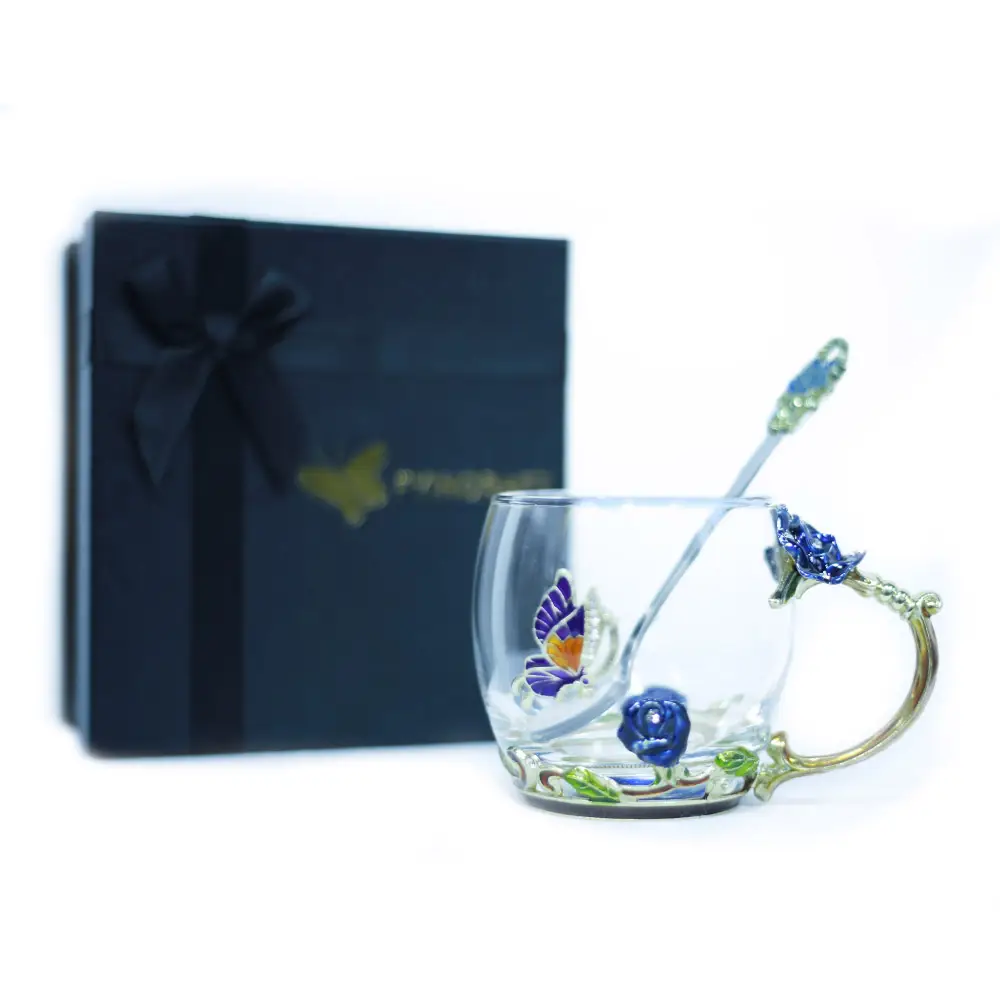 Enamel Glass Water Cup
