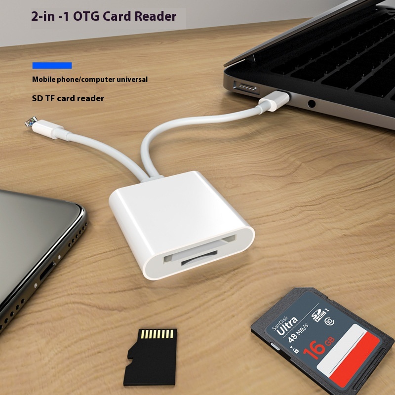 Type-c Mobile Phone Tablet SDTF Camera Memory Card Reader USBOTG Adapter Cable