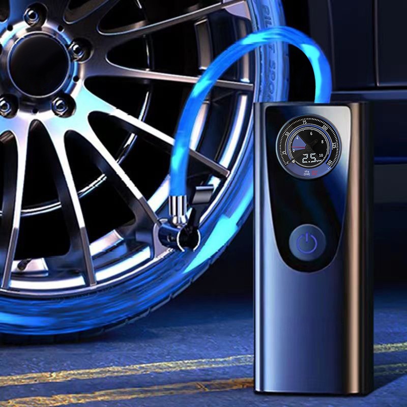 Gonfleur de voiture 12 V portatif — Pompe à jauge de pression 120 W