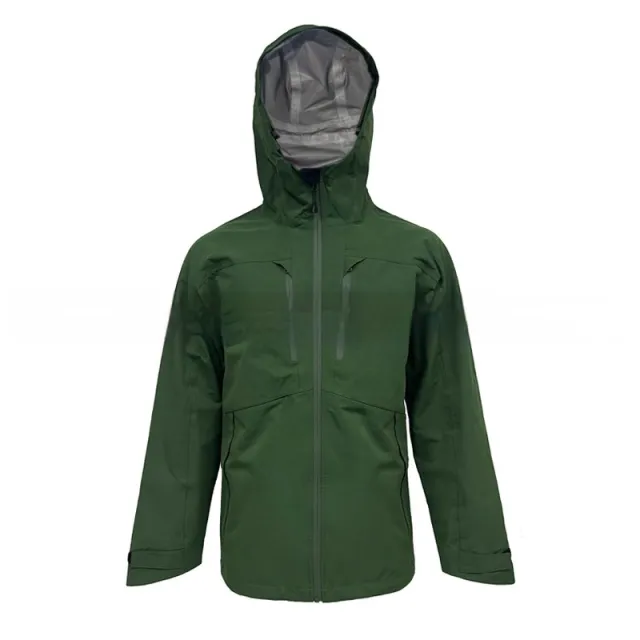Waterproof Three layer Adhesive Single Layer Shell Jacket Green - Shop at LoveMi