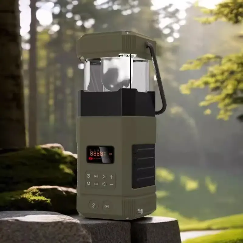 Hand Power Generation Solar Radio Bluetooth Speaker