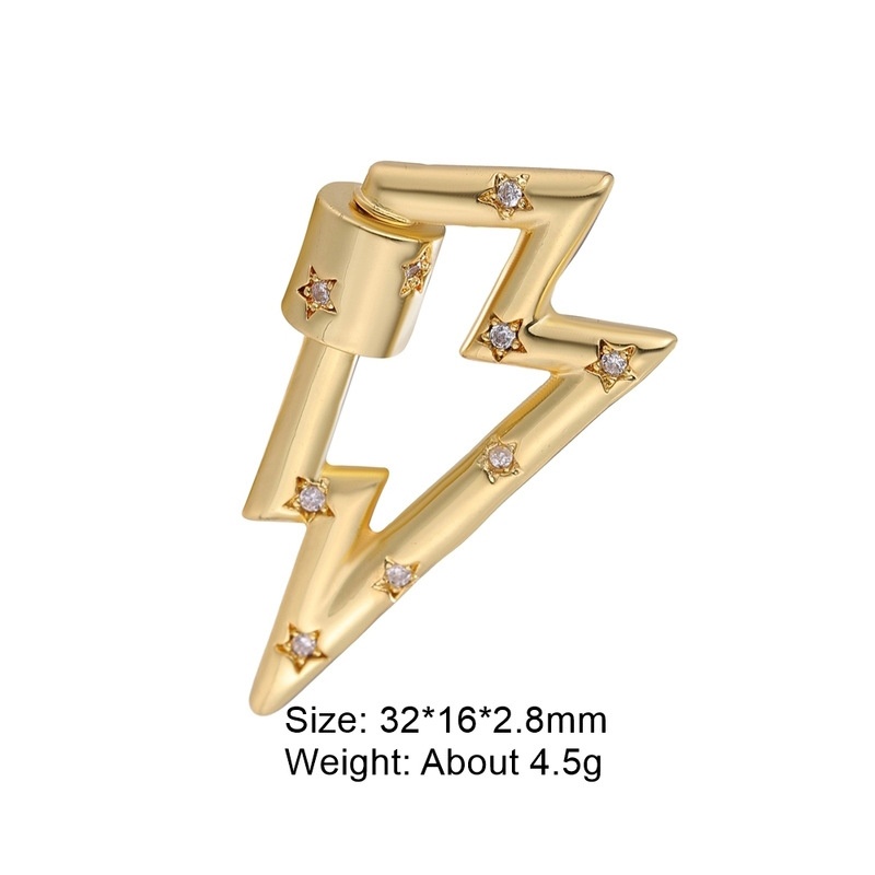 Copper Micro Inlaid Zircon Mountain Climbing Heart Button - Image 6