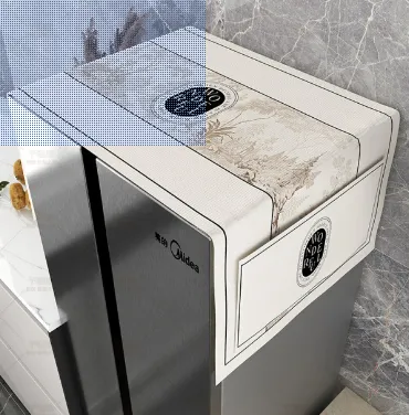 American Light Luxury Refrigerator Cover Cloth Dust Cover Household Back Garden - Shop at LoveMi