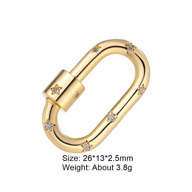 Copper Micro Inlaid Zircon Mountain Climbing Heart Button - Image 8