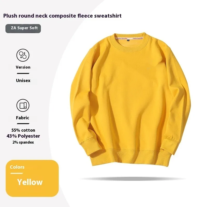 Printed Velvet Long Sleeved Sweatshirt - Yellow Velvet