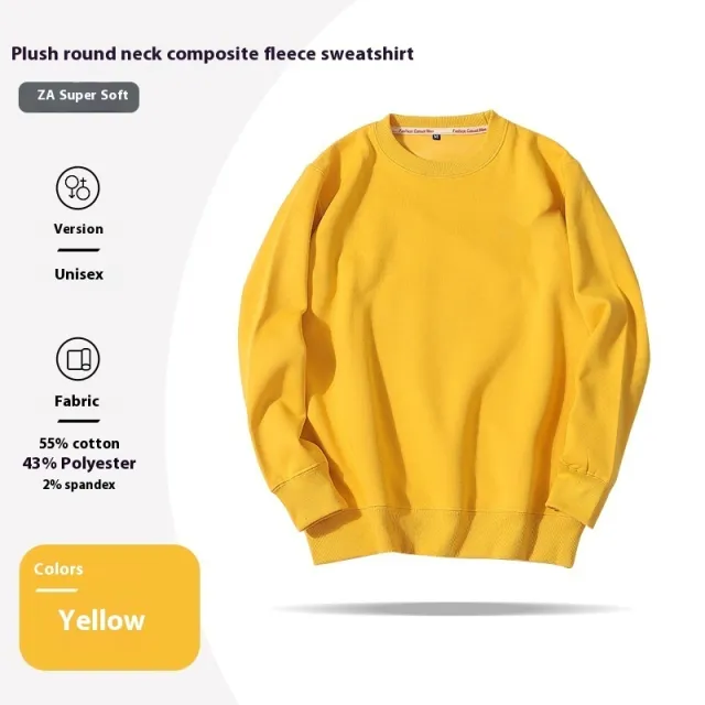 Printed Velvet Long Sleeved Sweatshirt Yellow Velvet - Shop at LoveMi