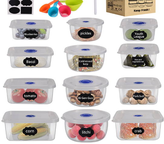 PP Plastic Transparent Crisper Refrigerator