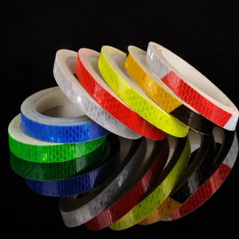 Car and Motorcycle Bicycle Reflective Stickers Mountain Bike Luminous