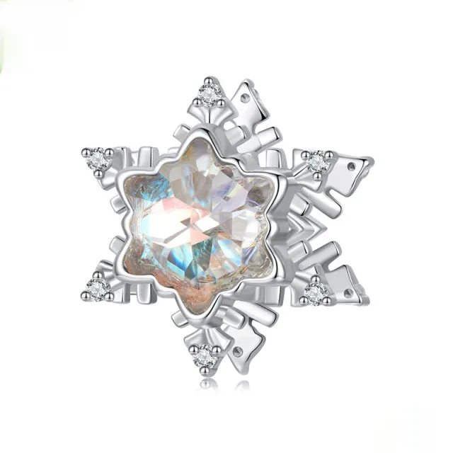 Sterling Silver Winter Snowflake Bracelet String Beads Accessories Bsc1073 - Shop at LoveMi