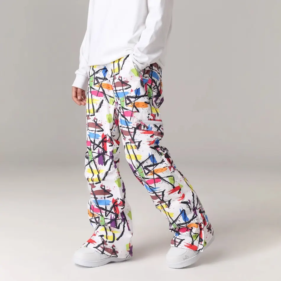 Ski Pants Snow Waterproof Wind Thermal Slim