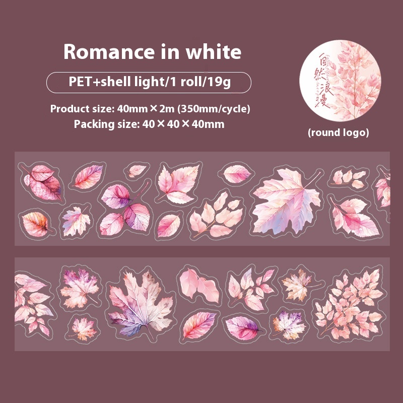 Deciduous Poetry Series Hand Account DIY Decorative Stickers