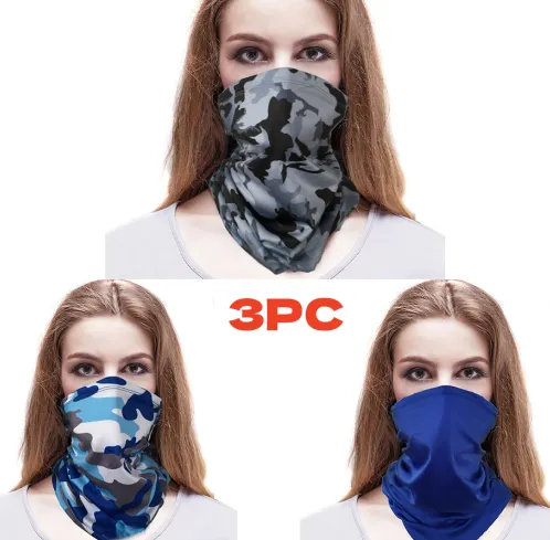 Outdoor Camouflage Desert Variety Scarf Fishing Magic Headband Suit A - Shop at LoveMi