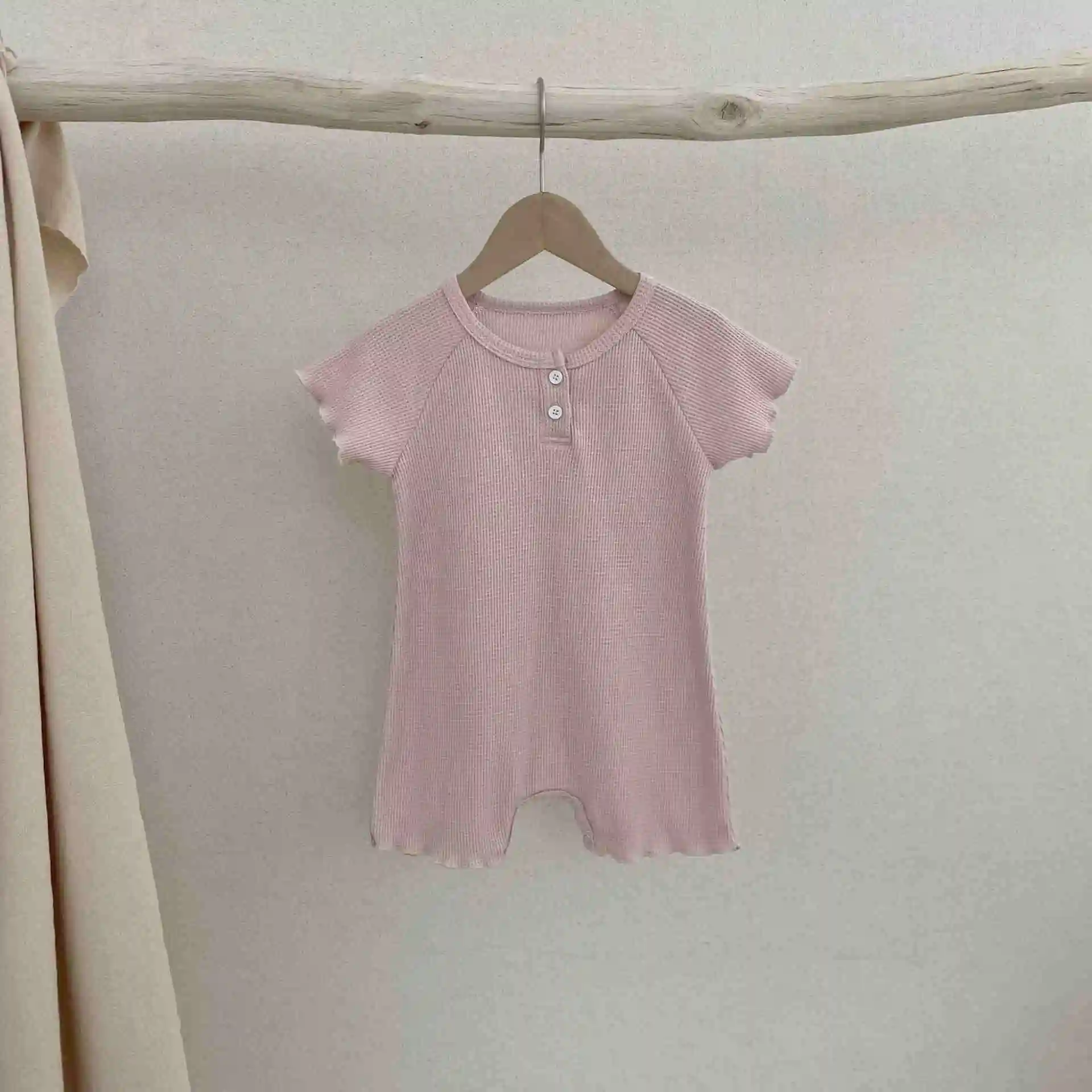 Short Sleeve One-piece Baby Rompers Casual Going Out Rompers