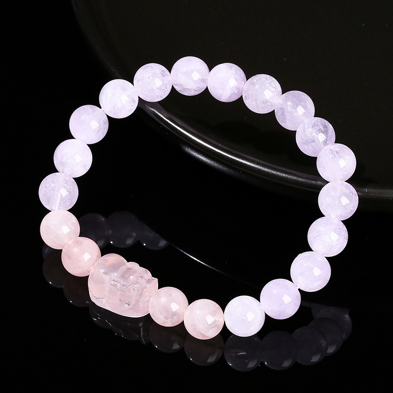 Natural Mauve Jade Fashion Personalized Bracelet