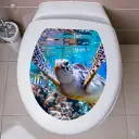 Happy Day Underwater World Sea Turtle Dolphin Fish Swarm Shell view 7