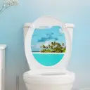 Happy Day Underwater World Sea Turtle Dolphin Fish Swarm Shell view 6