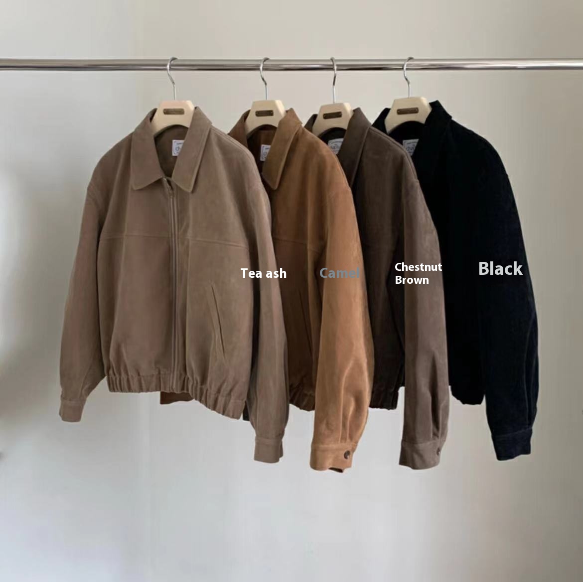 French Retro High-grade Procurement Service Of Korean Products Zipper Fur Short Coat