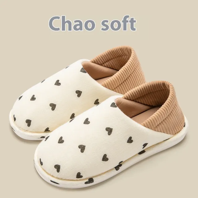 Women's Spring And Autumn Lightweight Bag Heel Warm Double Wear Indoor Cotton Slippers Love 40To41 - Shop at LoveMi