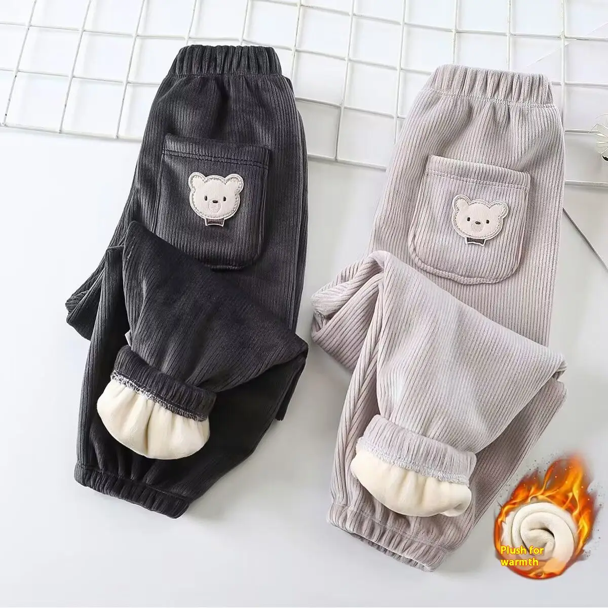 Fashion Corduroy Casual Pants Boys And Girls